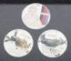 Douglas Bader 3 coin silver set, with two silver coin covers - 2