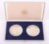 President John F. Kennedy and Senator Robert F Kennedy two coin silver set