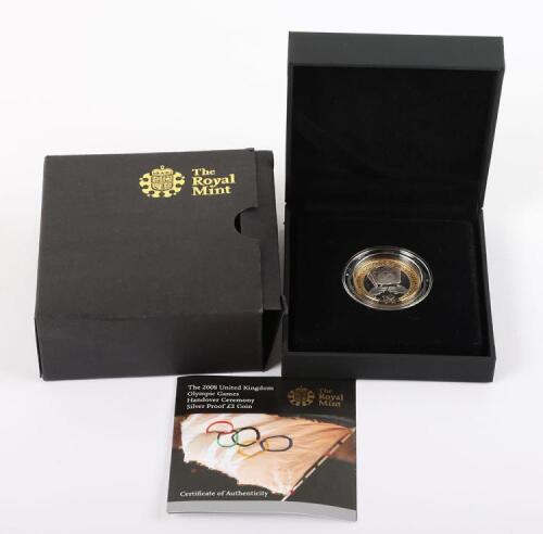 Elizabeth II, 2008 Olympic Games Handover Ceremony, silver proof &pound;2