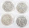 Krugerrand, four 1oz silver coins, 2019 - 2