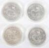 Krugerrand, four 1oz silver coins, 2019 - 3