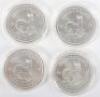 Krugerrand, four 1oz silver coins, 2019, - 2