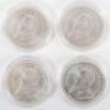 Krugerrand, four 1oz silver coins, 2019 and 2020
