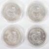 Krugerrand, four 1oz silver coins, 2019 and 2020 - 2