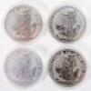 Britannia, four 1oz silver coins, 2020 - 2