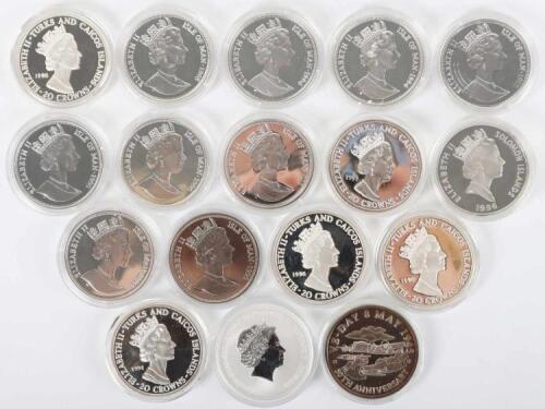 Various commemorative silver proof coins