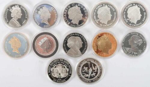 Various Commemorative silver proof coins