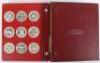 Folder of Nevada silver proof gaming tokens, by Franklin Mint, 36 tokens - 4