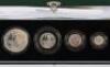 Britannia Proof collection four coin set, with five coin silver &pound;1 set - 2
