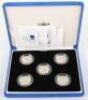Britannia Proof collection four coin set, with five coin silver &pound;1 set - 3