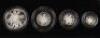 UK, Elizabeth II, 2011 Britannia four coin set, Proof - 4