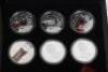 USA, Morgan Dollar 1921, a cased two coin set of Two Reales 1754 and 1783 from the El Cazador ship wreck - 4
