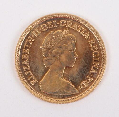 Elizabeth II, Half Sovereign, 1982