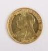 Victoria, Half Sovereign, 1896, ex mount