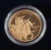 Elizabeth II, Jersey 2009 Battle of Agincourt gold coin - 2