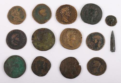 Various Roman Imperial Sestertius, including Marcus Aurelius, Nerva, Hadrian, Nero, Claudius