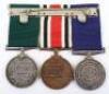 Rare Great War Hartlepool Special Constabulary Double Long Service Medal Group of Three - 2