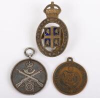 A Collection of Three Badges for Military Service with a Connection to the North East