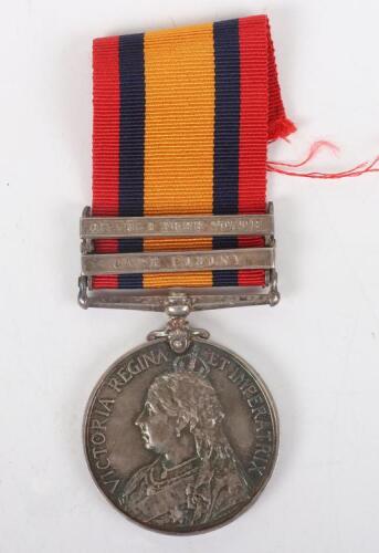 An Unusual Queens South Africa Medal Issued to an Orderly in the Southampton Volunteer Ambulance Corps