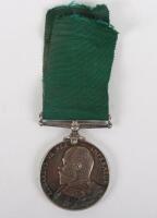 Edwardian Volunteer Long Service Medal to a Colour Sergeant in the Volunteer Battalion of the Hampshire Regiment