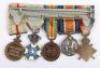 An Interesting Great War Medical Services 1914 Star Medal Group of Four Including a Greek Order of the Redeemer to an Officer who Post War, Went on to Become the Coroner of the Eastern District of London - 11