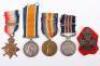 A Good Great War Western Front Military Medal and Second Award Bar Group of Four to the Kings Royal Rifle Corps - 2
