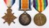 WW1 Medal Group of Five Covering Service Across Both World Wars, Accompanied by an Extremely Impressive Collection of Original Documentation Including Four Well Used Personal Diaries Covering the Whole of the Recipient’s Service Time During the Great War - 4