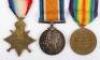 WW1 Medal Group of Five Covering Service Across Both World Wars, Accompanied by an Extremely Impressive Collection of Original Documentation Including Four Well Used Personal Diaries Covering the Whole of the Recipient’s Service Time During the Great War - 7