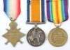 Great War Royal Fusiliers 1914-15 Star Medal Trio to a Gallipoli First Day Lander - 6