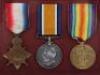 Framed Great War Casualty 1914-15 Star Trio and Memorial Plaque to a Southport Tram Worker Serving in The Queens (Royal West Surrey Regiment) - 2