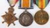 Great War 1914-15 Star Medal Trio to the Hampshire Regiment - 2