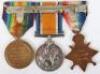 Great War 1914-15 Star Medal Trio to the Hampshire Regiment - 3