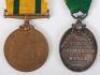 Territorial Long Service Medal Group of Four For Service in the Hampshire Regiment During and After the Great War - 4