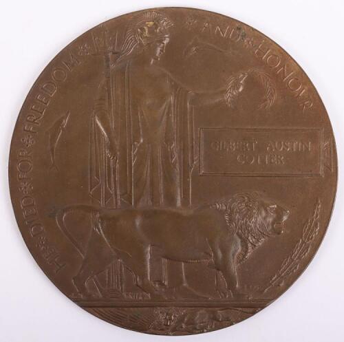 Great War Memorial Plaque to the Royal Artillery