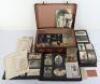 British Medals and Paperwork Archive of Naval Officer Edward White Williams Royal Naval Reserve and Merchant Navy with Presentation Cigarette Case from the Chamber of Commerce of the Island of Guiana and Photograph Album with Image of Arctic Explorer Sir 