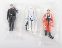 Three Star Wars Vintage original figures in baggie