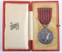 Second World War Birmingham Blitz Home Guard George Medal Awarded for Gallantry in Rescuing People Trapped Beneath the Wreckage of an A.R.P. Depot at Tysely, Birmingham
