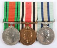 An Interesting WW2 and Later Double Long Service Medal Group of Three to an Observer in the Royal Observer Corps, Who Served in Kent During the Battle of Britain,