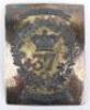 Hallmarked Silver 37th (North Hampshire) Regiment of Foot Officers Shoulder Belt Plate Post 1826