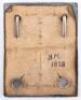 Hallmarked Silver 37th (North Hampshire) Regiment of Foot Officers Shoulder Belt Plate Post 1826 - 2