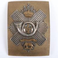 Victorian Volunteer Battalion Highland Light Infantry Officers Shoulder Belt Plate