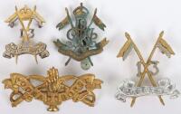 4x Indian Army Cavalry Badges