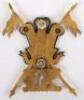 Indian Army 11th King Edwards Own Lancers (Probyns Horse) Officers Headdress Badge - 2