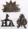 Early Australian Rising Sun Cap / Collar Badge - 2