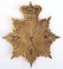 Victorian Hampshire Regiment Officers Home Service Helmet Plate - 2