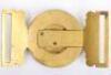 Post 1881 The Hampshire Regiment Officers Waist Belt Clasp - 5