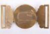 Post 1881 The Hampshire Regiment Officers Waist Belt Clasp - 2
