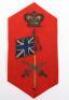 Rare 1st Pattern British Army Colour Sergeants Arm Badge Circa 1830