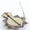 Fine Victorian Hampshire Regiment Officers Forage Cap Badge - 4
