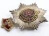 Fine Victorian Hampshire Regiment Officers Forage Cap Badge - 6